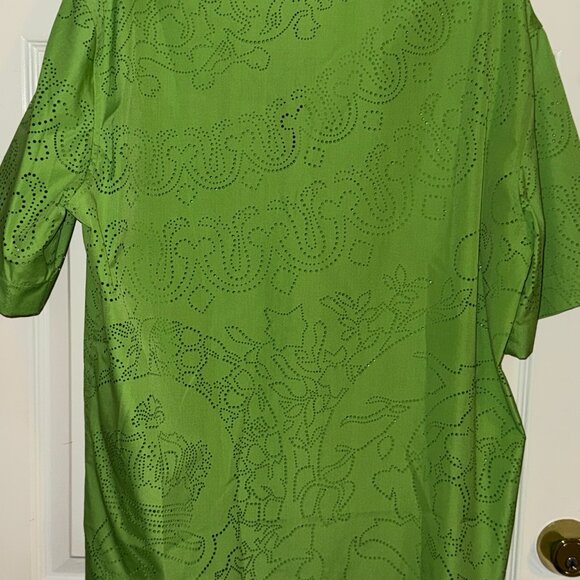 AUTH MENS VERSACE SHORT SLEEVE BUTTON UP SHIRT SIZE 48 OVERSIZE APPROX LARGE - Picture 8 of 16